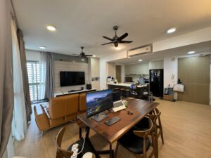 Fully furnished corner unit for rent at Cantara Residence Ara Damansara