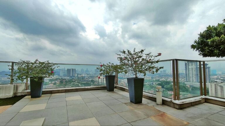 The Z Residence Bukit Jalil corner condominium with KL Tower view