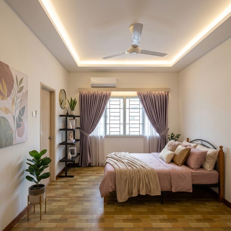 Large fully furnished single room with linked bathroom in Bandar Puteri Puchong